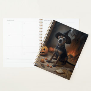 Chesapeake Bay Terrier Pumpkins Halloween Scary  Planner