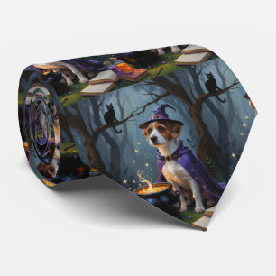 Chesapeake Bay Terrier Whimsical Halloween  Tie