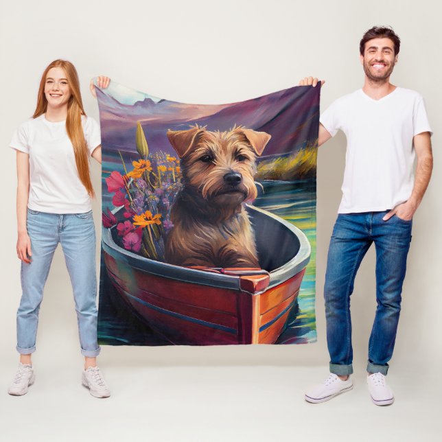 Chesapeake on a Paddle: A Scenic Adventure Fleece Blanket (In Situ)