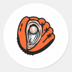 Chesapeake-oyster-catchers-bysebyll classic round sticker