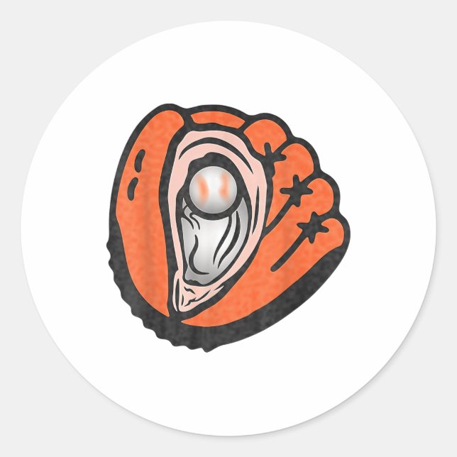 Chesapeake Oyster Catchers Logo  Classic Round Sticker (Front)