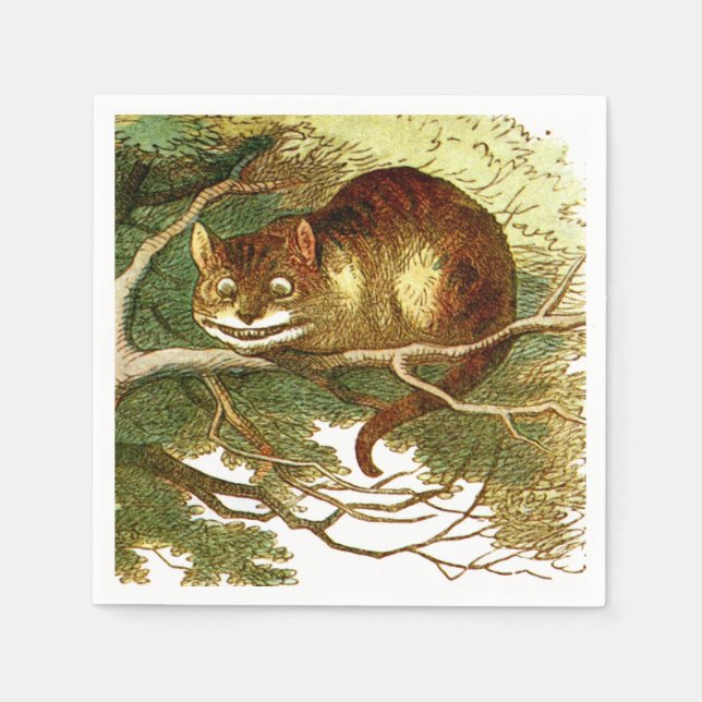 Cheshire Cat 2 Napkin (Front)