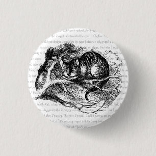 Cheshire Cat 3 Cm Round Badge
