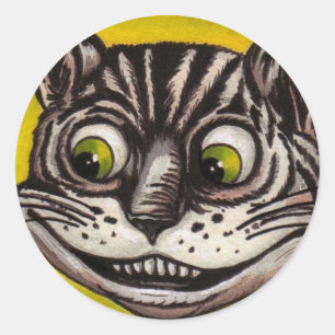 CHESHIRE CAT Alice in Wonderland Sticker