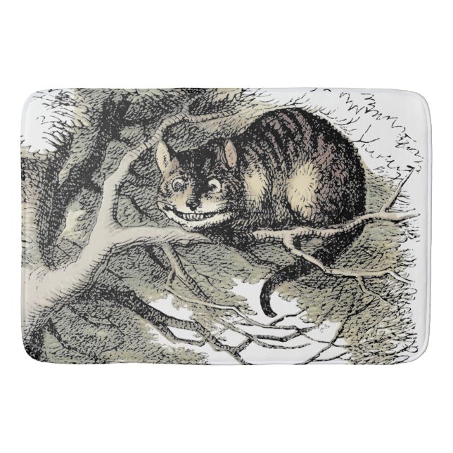 Cheshire Cat Alice Wonderland Classic Bath Mat (Front)