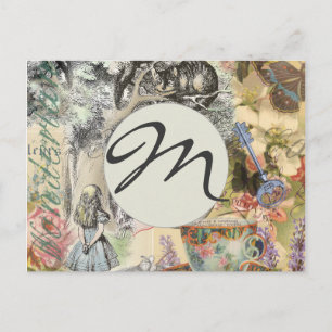 Cheshire Cat Alice Wonderland Classic Postcard