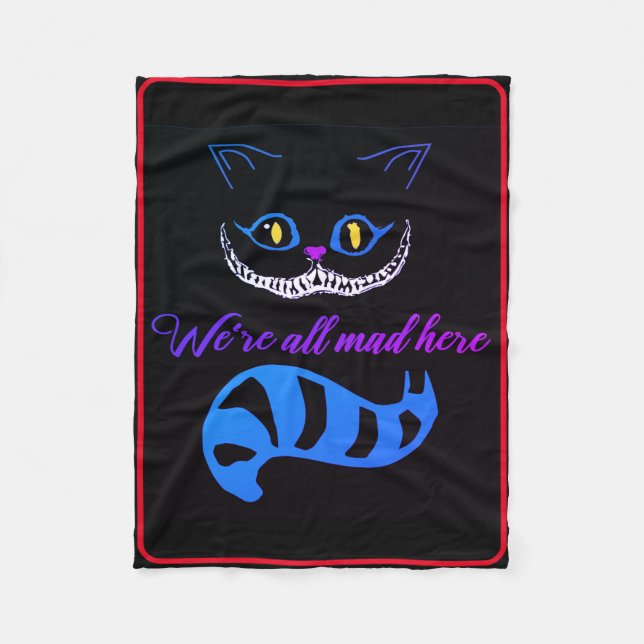 Cheshire Cat Blanket  (Front)
