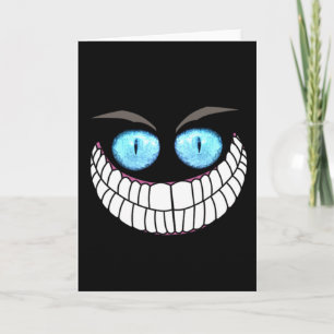 Cheshire Cat - Blue Eyes Note Card