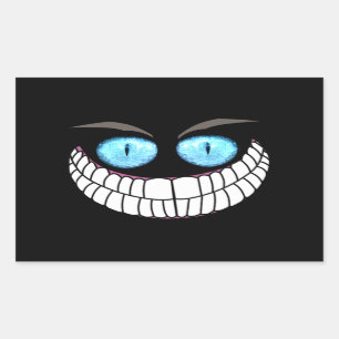Cheshire Cat - Blue Eyes Stickers