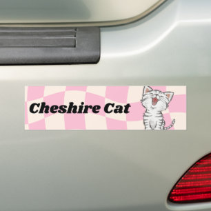 Cheshire Cat Bumper Sticker