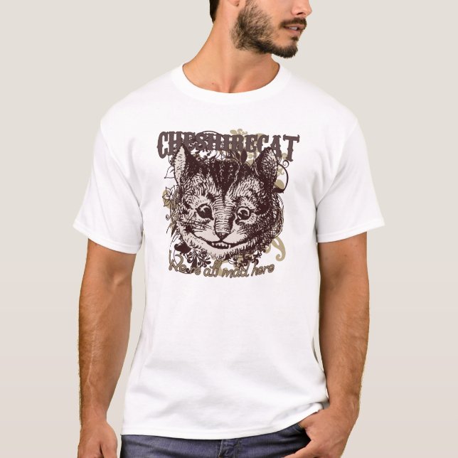 Cheshire Cat Carnivale Style T-Shirt (Front)