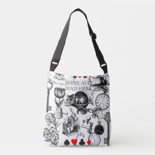 Cheshire Cat classic alice in wonderland mad Crossbody Bag