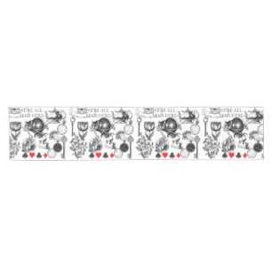 Cheshire Cat classic alice in wonderland mad Short Table Runner