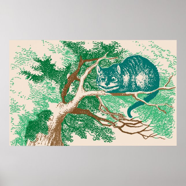 Cheshire Cat Colour Poster (Front)