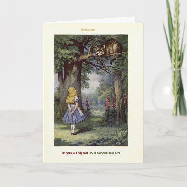 Cheshire CAT  Greeting Card (Front)