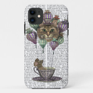 Cheshire Cat Hot Air Balloon iPhone 11 Case