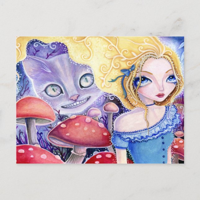 Cheshire Cat Illusion - Postcard (Front)