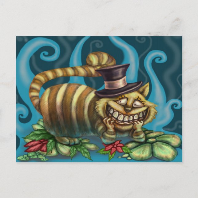 Cheshire Cat Postcard (Front)