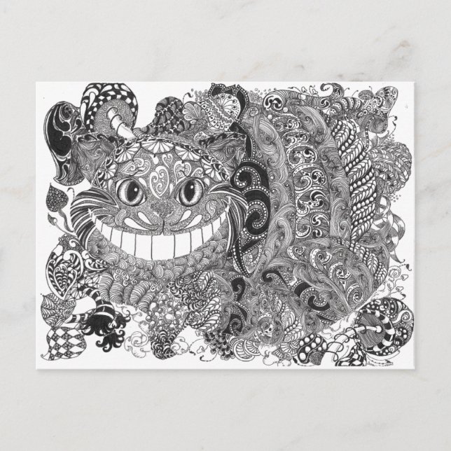 Cheshire Cat Postcard (Front)