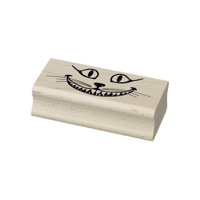 Cheshire Cat Rubber Stamp (Stamp)