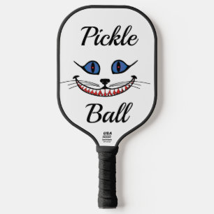 Cheshire Cat Smile  BLUE Pickleball Paddle