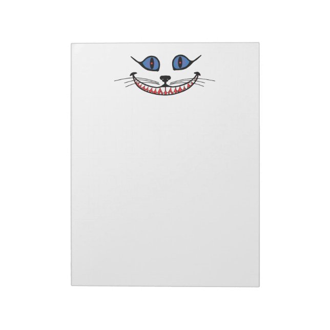 Cheshire Cat Smile  Notepad (Rotated)