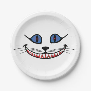 Cheshire Cat Smile  Paper Plate