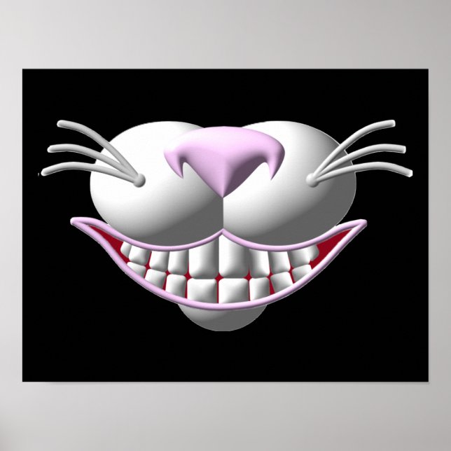 Cheshire Cat Smile Poster (Front)
