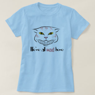 Cheshire Cat Tee (with text)