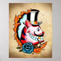 Cheshire Cat Water colour