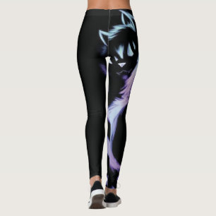 Cheshire neon  Cat leggings