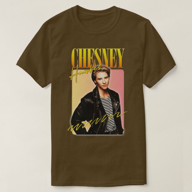 Chesney Hawkes 90s Styled Aesthetic Design T-Shirt (Design Front)