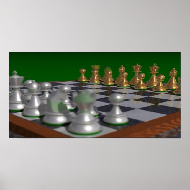 chess20001000 to 20x10 = 22x11 poster (Front)