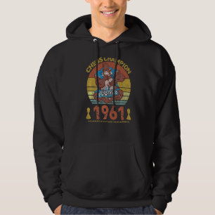 Chess 1961 Not My Elo It's My Year Of Birth Hoodie