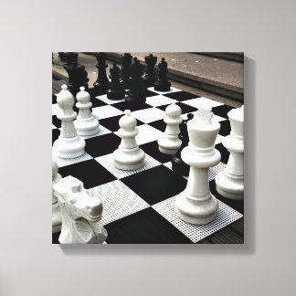 Chess Amstergram Canvas Print