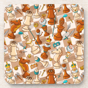 Chess battle coaster