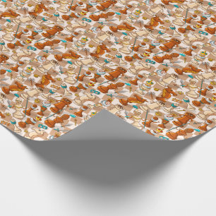Chess battle wrapping paper