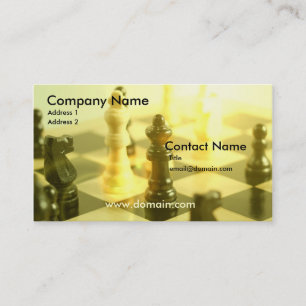 Chess Board Business Card