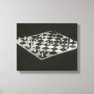 Chess Board Canvas Print