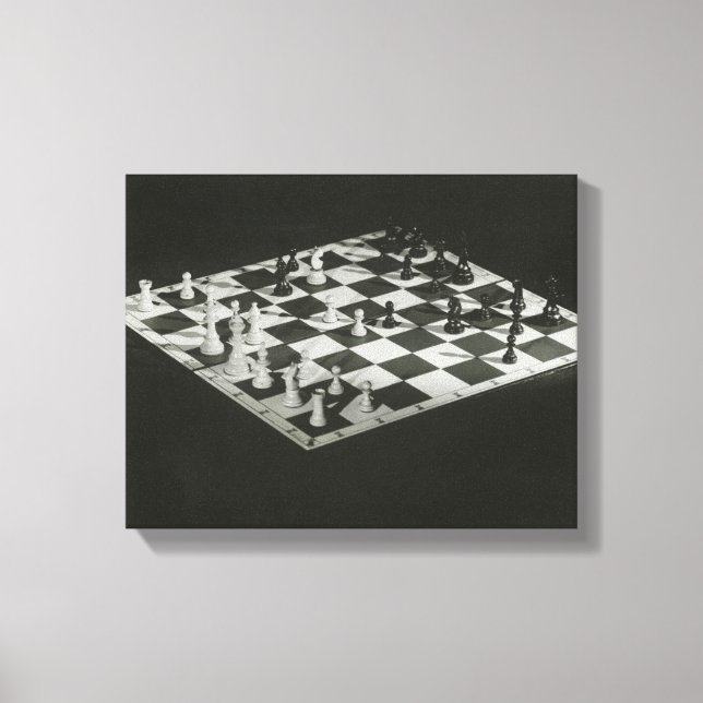 Chess Board Canvas Print (Front)