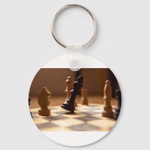 Chess board key ring