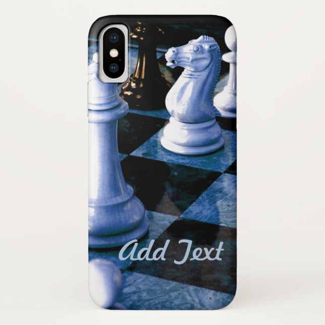 Chess Board King Customise Personalise Case-Mate iPhone Case (Back)