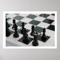 Chess Board Poster
