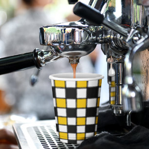 Chess Board Style  Paper Cups