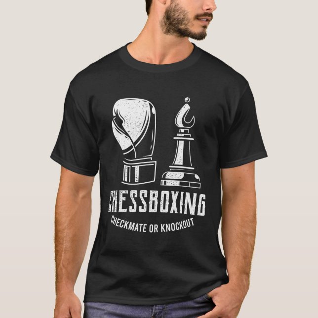 Chess Boxing I Chess Player Boxer  T-Shirt (Front)