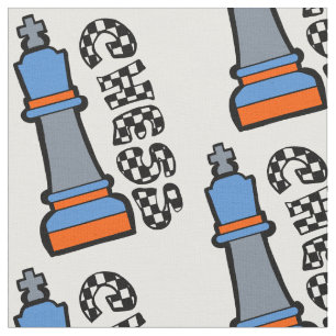 chess boy  fabric