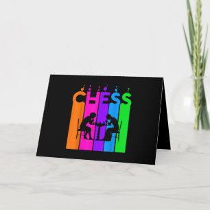 Chess Bubble Hobby And Sport Gift Idea Holiday Card