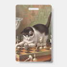 Chess Cat postcard