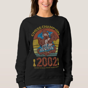 Chess Champion 2002  Not My Elo It's My Year Of Bi Sweatshirt