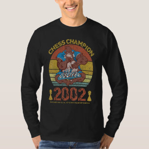 Chess Champion 2002 Not My Elo It's My Year Of Bi T-Shirt